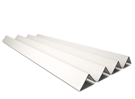 Χάρτινη γωνία παλέτας Λευκή 35x35mm