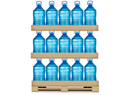 Χάρτινος δίσκος διαστάσεων 80cm x 120cm x 13cm